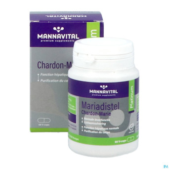 Mannavital mariadistel platinum    v-caps 60