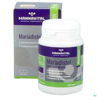 Mannavital mariadistel platinum    v-caps 60