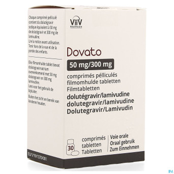 Dovato 50mg/300mg flacon comp pell 30
