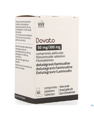 Dovato 50mg/300mg flacon comp pell 30