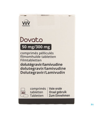 Dovato 50mg/300mg flacon comp pell 30