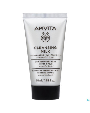 Apivita 3in1 cleansing milk face & eyes 50ml