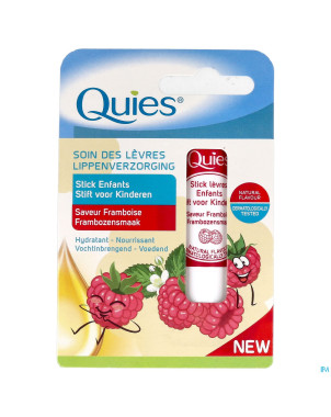 Quies stick levres enfants framboise    4,5g