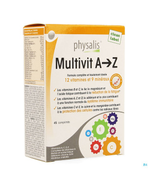 Physalis multivit a-z    comp 45 nf