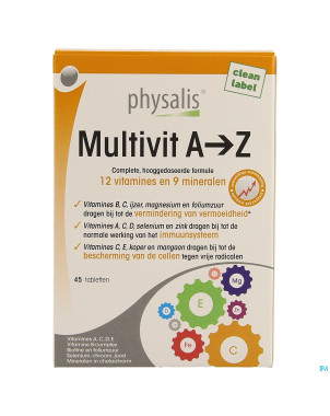 Physalis multivit a-z    comp 45 nf