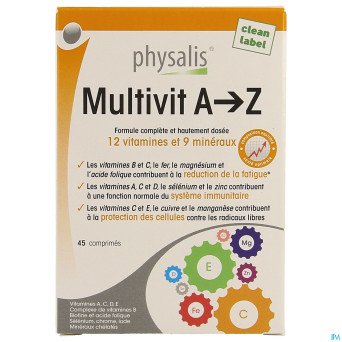 Physalis multivit a-z    comp 45 nf