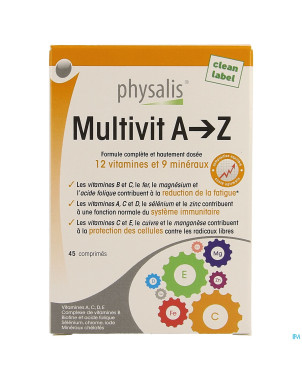 Physalis multivit a-z    comp 45 nf