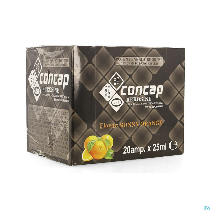 Concap energy shots kerosine amp 20x25ml