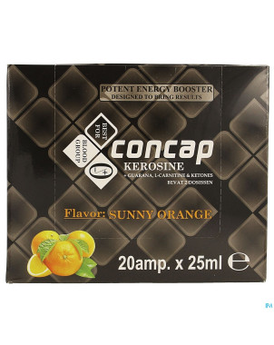Concap energy shots kerosine amp 20x25ml