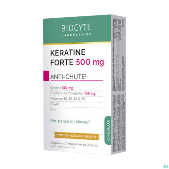 Biocyte keratine forte a/chute    caps 40