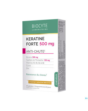 Biocyte keratine forte a/chute    caps 40