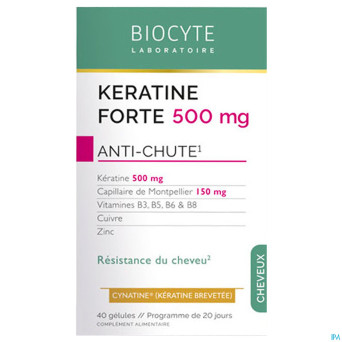 Biocyte keratine forte a/chute    caps 40