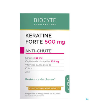 Biocyte keratine forte a/chute    caps 40