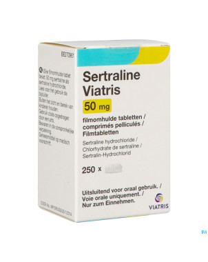 Sertraline viatris 50mg fl comp pell 250 hdpe