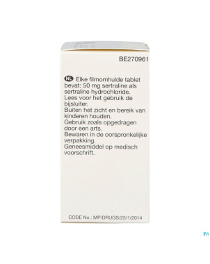 Sertraline viatris 50mg fl comp pell 250 hdpe