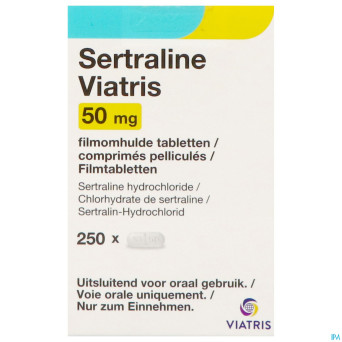 Sertraline viatris 50mg fl comp pell 250 hdpe
