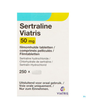 Sertraline viatris 50mg fl comp pell 250 hdpe