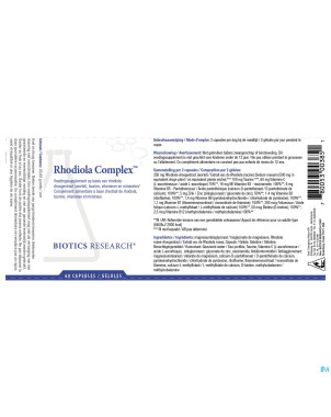 Rhodiola complex    caps 60