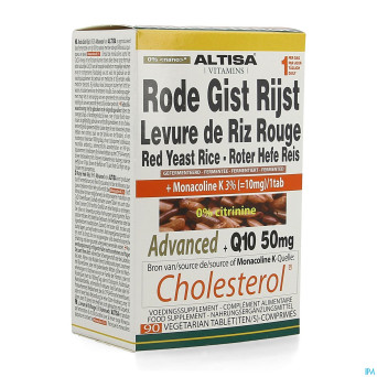 Altisa levure riz rge adv.complx+q10 natur comp 90