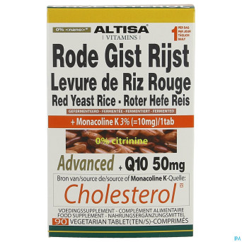Altisa levure riz rge adv.complx+q10 natur comp 90