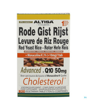 Altisa levure riz rge adv.complx+q10 natur comp 90