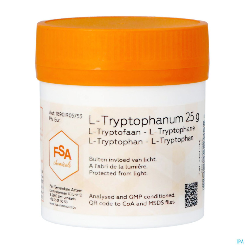 L-tryptofaan 25g magis