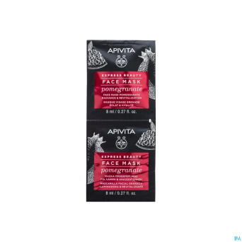 Apivita express beauty face mask pomegr.rad.&revit