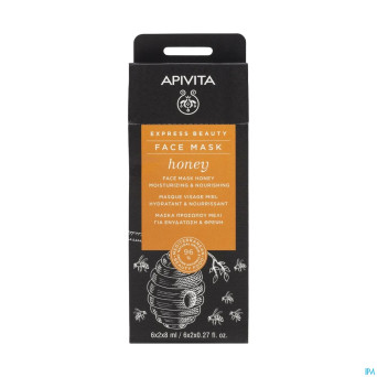 Apivita express beauty face mask honey mois.&nour.