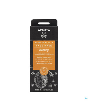 Apivita express beauty face mask honey mois.&nour.