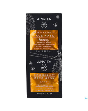 Apivita express beauty face mask honey mois.&nour.