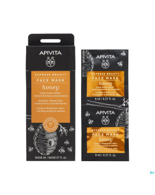 Apivita express beauty face mask honey mois.&nour.