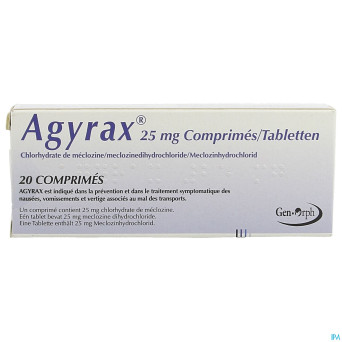 Agyrax 25mg comp  20