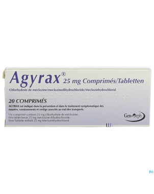Agyrax 25mg comp  20