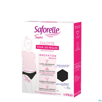 Saforelle culotte ultra absorbante 1e regles   12a