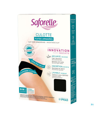 Saforelle culotte ultra absorbante fuite urin.  40