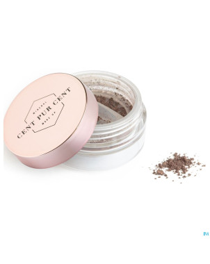 Cent pur cent poudre mineral aubergine    2g