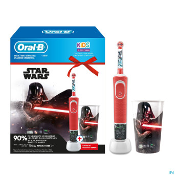 Oral-b kids d100 star wars + eb10+ gobelet grat.