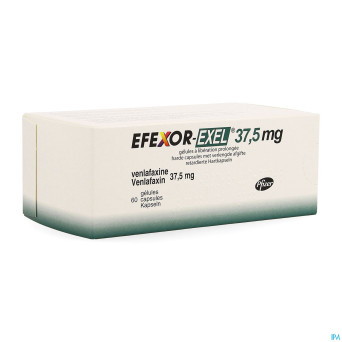 Efexor exel 37,5mg lib.prolongee caps  60