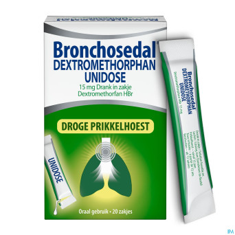 Bronchosedal dextromethor.15mg sol sach 20x5ml ud