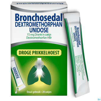Bronchosedal dextromethor.15mg sol sach 20x5ml ud