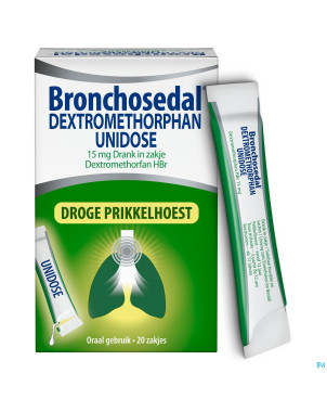 Bronchosedal dextromethor.15mg sol sach 20x5ml ud