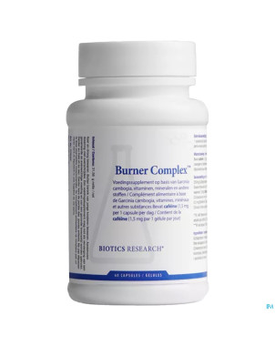 Burner complex caps 60