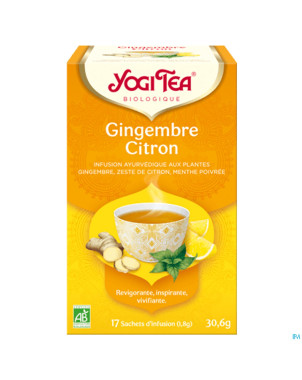 Yogi the gingembre citron bio    sach 17