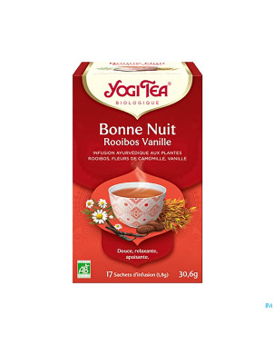 Yogi the bonne nuit rooibos vanille bio    sach 17