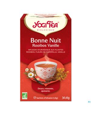 Yogi the bonne nuit rooibos vanille bio    sach 17