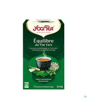 Yogi the equilibre du the vert bio    sach 17