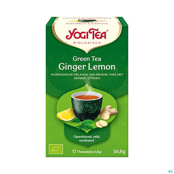 Yogi the vert gingembre citron bio    sach 17