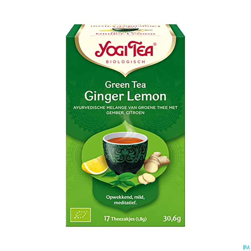 Yogi the vert gingembre citron bio    sach 17