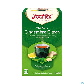 Yogi the vert gingembre citron bio    sach 17