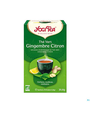 Yogi the vert gingembre citron bio    sach 17
